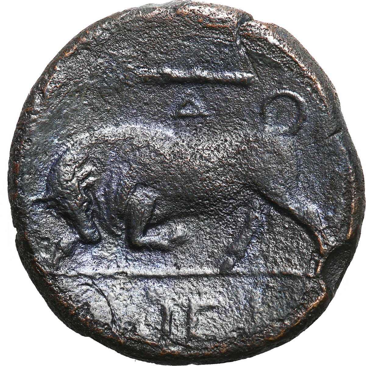 Grecja, Sycylia, AE 19 Hieron II 274 – 216 r. p. n. e., Syrakuzy